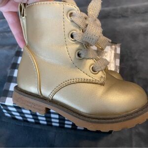 Cat & Jack Gold Boots